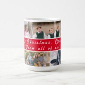 Familie Frohe Weihnachten Kaffeetasse (Mittel)
