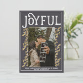 Familie Frohe Weihnachten Schwangere Foto Urlaubsk (Stehend Vorderseite)