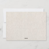 Familie Frohe Weihnachten Weihnachtskarte (Rückseite)