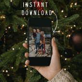 Familie Frohe Weihnachten Weihnachtskarte