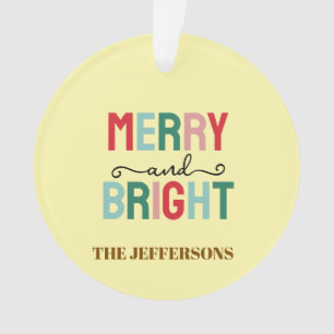 Familie Frohes Neues Jahr Frohe Weihnachten Ornament
