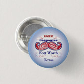 Familie Frolic Mustache Button (Vorne & Hinten)