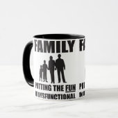 Familie - FUN gestört Tasse (Vorderseite Links)