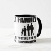 Familie - FUN gestört Tasse (VorderseiteRechts)