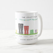 Familie fünf machenErinnerungen Welly Tasse (VorderseiteRechts)
