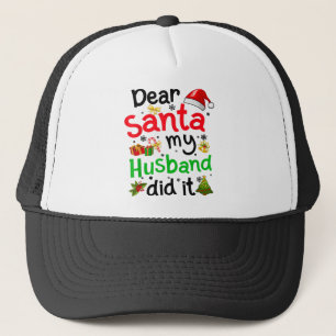 Familie Funny Liebe Weihnachten Mein Mann tat es C Truckerkappe