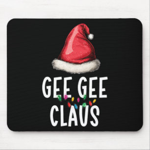 Familie Gee-gee Claus Weihnachten Santas Pyjama-Ma Mousepad