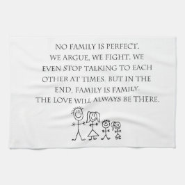 Familie Geschirrtuch