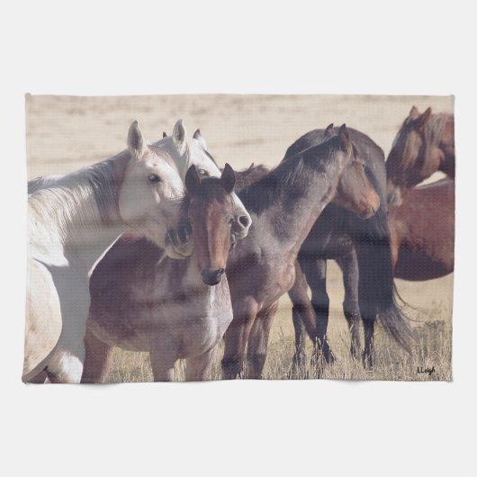 Familie Geschirrtuch (Horizontal)