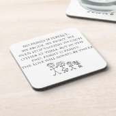 Familie Getränkeuntersetzer (Linke Seite)