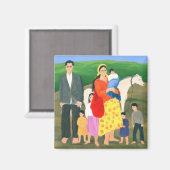 Familie Gipsy 1986 Magnet (Vorderseite/Rückseite)