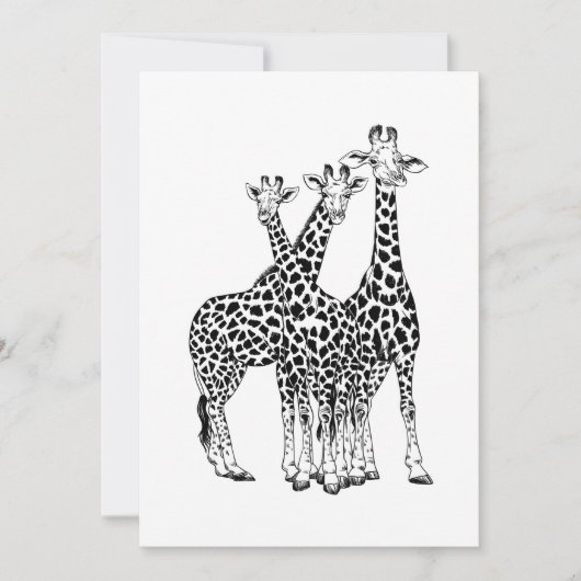 Familie Giraffe (Vorderseite)