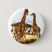 Familie Giraffe - Button (Vorderseite)