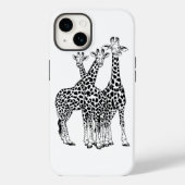 Familie Giraffe Case-Mate iPhone Hülle (Rückseite)