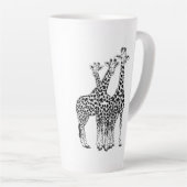Familie Giraffe Milchtasse (Rechte Ecke)