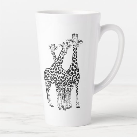 Familie Giraffe Milchtasse (Rechts)