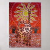 Familie Giraffe Poster (Vorne)