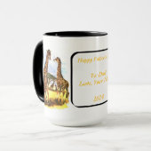 Familie Giraffe - Tasse (Vorderseite Links)