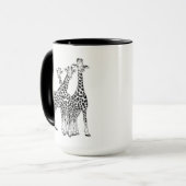 Familie Giraffe Tasse (Vorderseite Links)