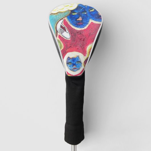 Familie Golf Headcover (Vorderseite)