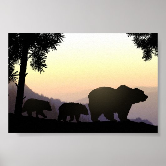 Familie Grizzly Poster (Vorne)