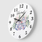 Familie Große Wanduhr (Winkel)