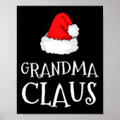 Familie Großmutter Claus Weihnachten Weihnachten W Poster (Vorne)