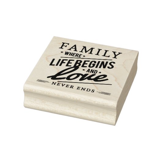 Familie Gummistempel (Stempel)
