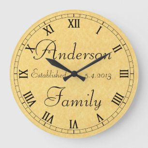 Familie hergestellte Uhr