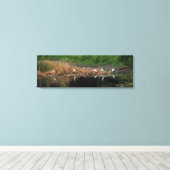 Familie Heron - rechts Leinwanddruck (Insitu (Holzboden))