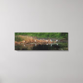 Familie Heron - rechts Leinwanddruck (Vorderseite)