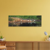 Familie Heron - rechts Leinwanddruck (Insitu (Wohnzimmer))