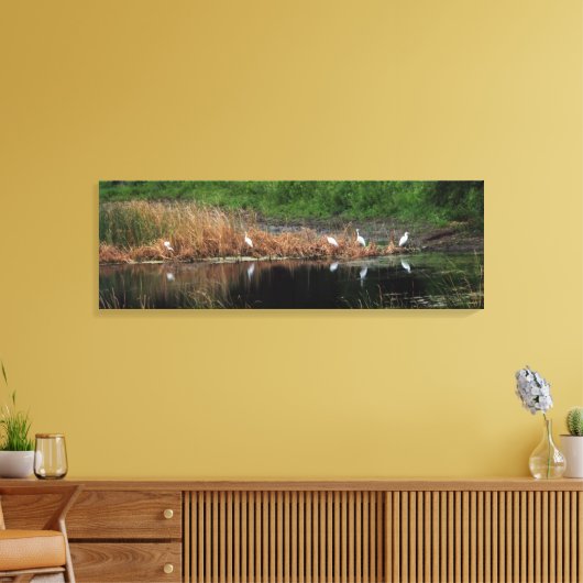 Familie Heron - rechts Leinwanddruck (Insitu (Wohnzimmer))