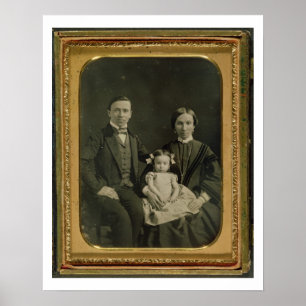 Familie Hiller, c.1850 (Daguerreotyp) Poster