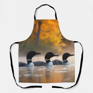Familie im Herbst Schürze