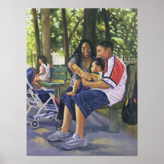 Familie im Park 1999 Poster (Vorne)