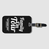 Familie im Tour Holiday Gepäckanhänger (Vorderseite (Horizontal))