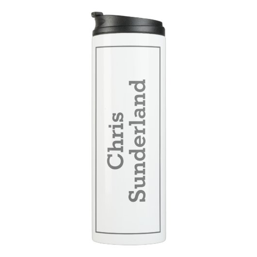 Familie im Zoo. Vater von Alligator Thin verschluc Thermosbecher (Nach rechts gedreht)