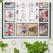 Familie ist alles Benutzerdefinierte Collage Templ Geschirrtuch (Gefaltet)