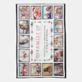 Familie ist alles Benutzerdefinierte Collage Templ Geschirrtuch (Vertikal)