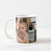 Familie ist alles - Custom 5-Foto Personalisiert Kaffeetasse (Links)