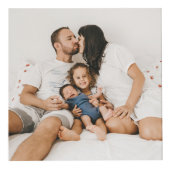 Familie ist alles Custom Family Fotos & Name C Würfel (Vorderseite)