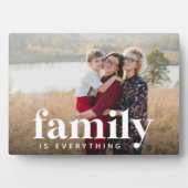 Familie ist alles Horizontale Foto Fotoplatte (Vorderseite)