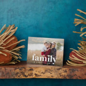 Familie ist alles Horizontale Foto Fotoplatte (Seite)