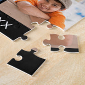 Familie ist alles Individuelle Name 6 FotoCollage Puzzle (Seite)