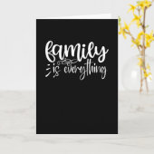 Familie ist alles karte (Gelbe Blume)