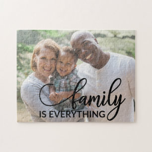 Familie ist alles   Kundenspezifisches Foto Puzzle