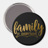 Familie ist alles magnet (Vorderseite/Rückseite)