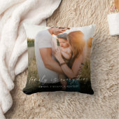 Familie ist alles Moderne Elegantes Foto Bild Kissen (Decke)