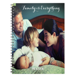 Familie ist alles Personalisierte SpiralNotebook Notizblock